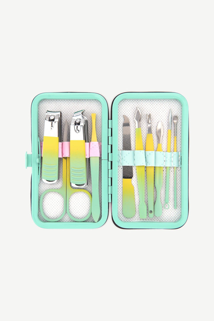 10-Piece Nail Tool Set · Pink Waterlemon - Gelly
