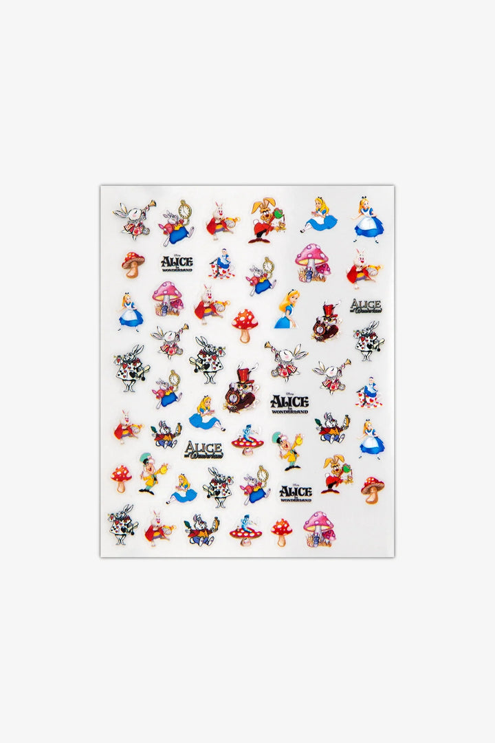 Alice In Wonderland Nail Art Stickers