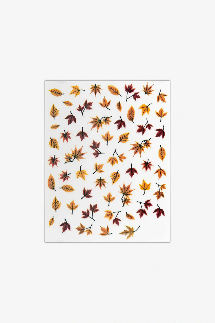 Autumn Maple Leaves Nail Art Stickers