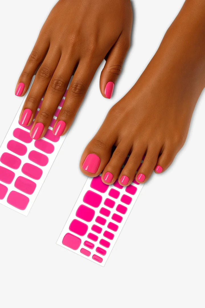 Bright Pink Mani-Pedi