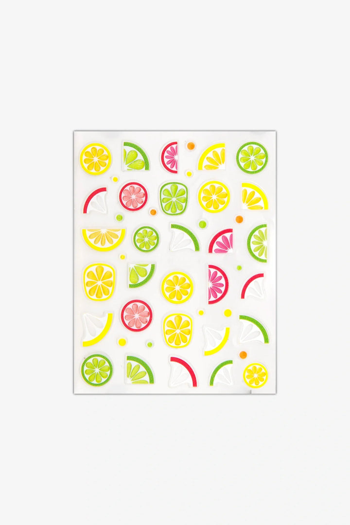 Citrus 3D Nail Art Stickers