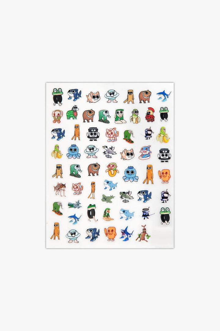 Cute Critters Nail Art Stickers