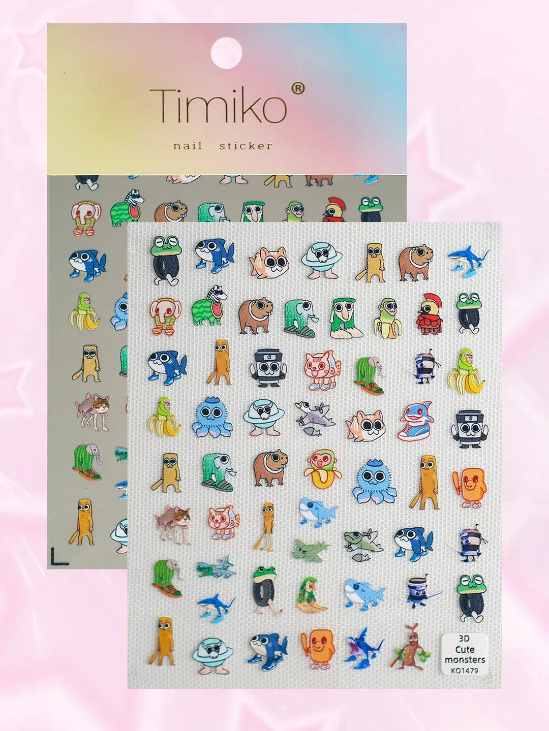 Cute Critters Nail Art Stickers