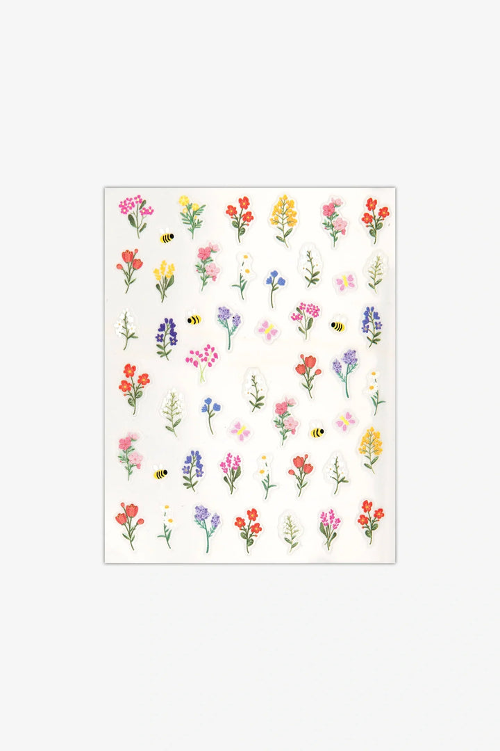 Pocket Full Of Posies 3D Nail Art Stickers
