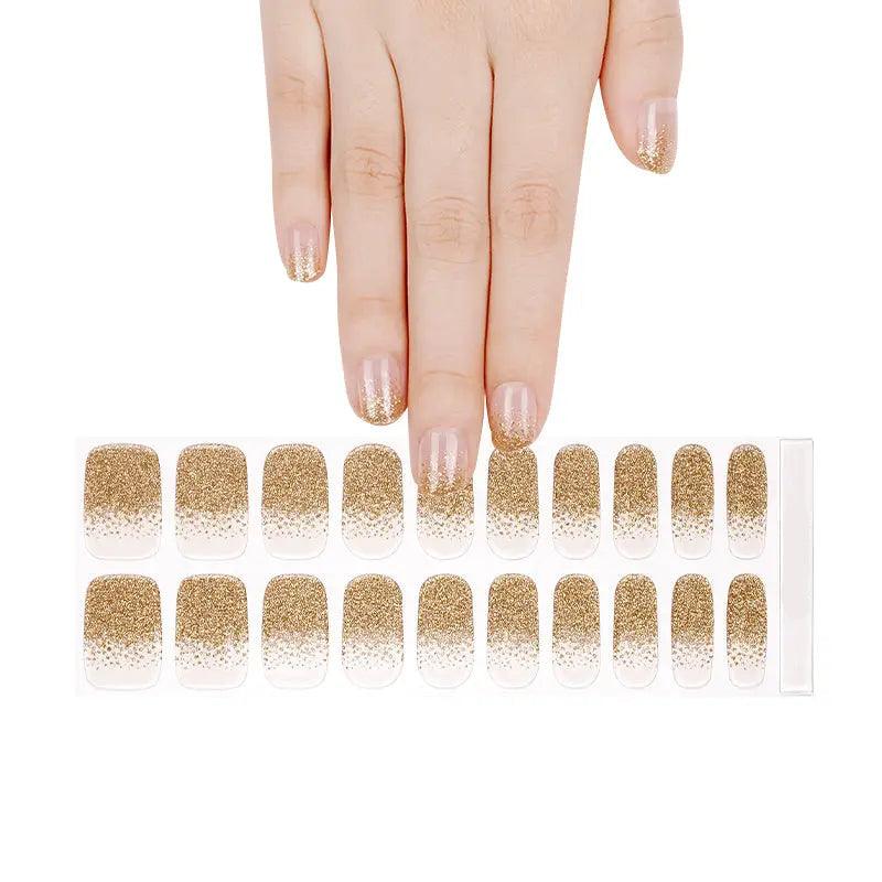Gold Dust Gel Nail Strips - Gelly
