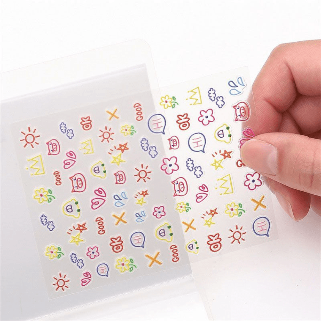 Nail Art Sticker Album - Gelly