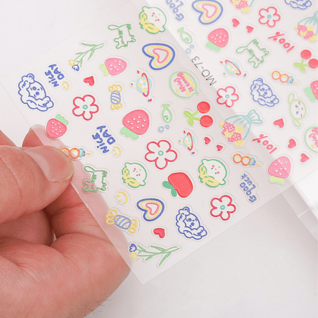 Nail Art Sticker Album - Gelly