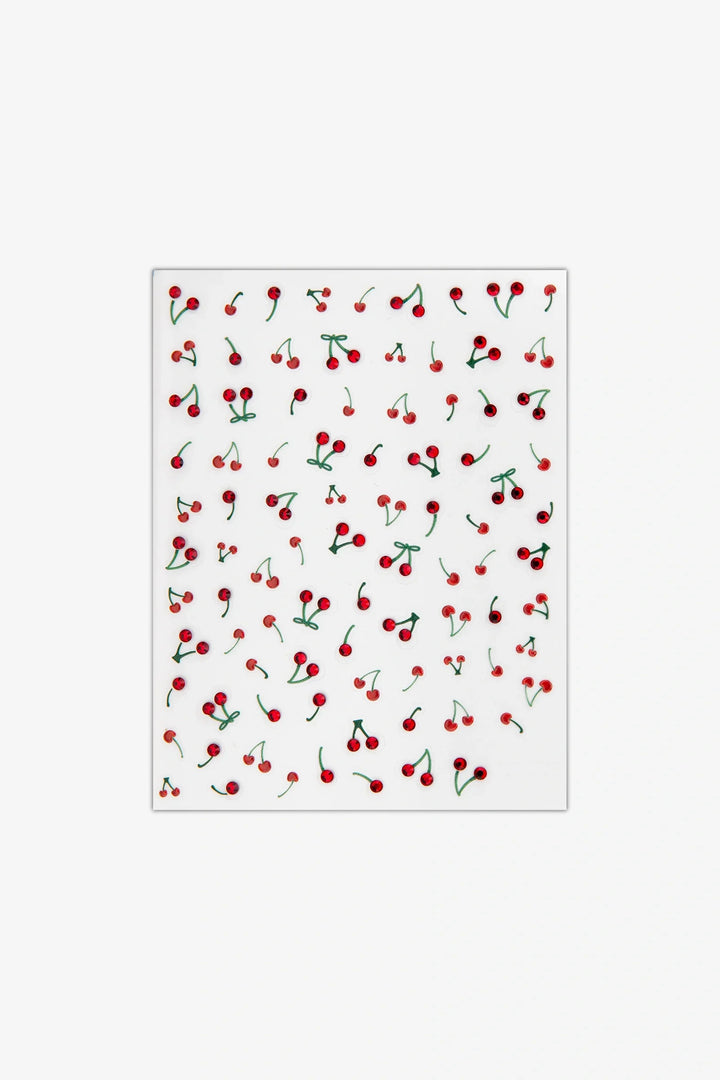 Cherry Gem 3D Nail Art Stickers