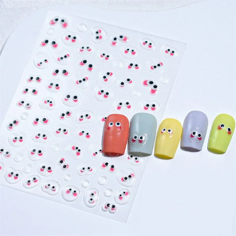 Googly Eyes 3D Nail Art Stickers