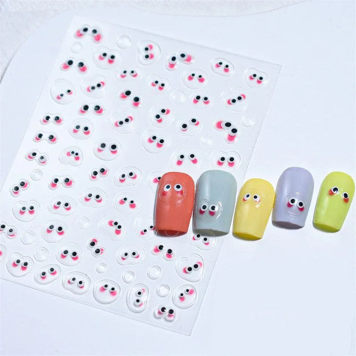 Googly Eyes 3D Nail Art Stickers