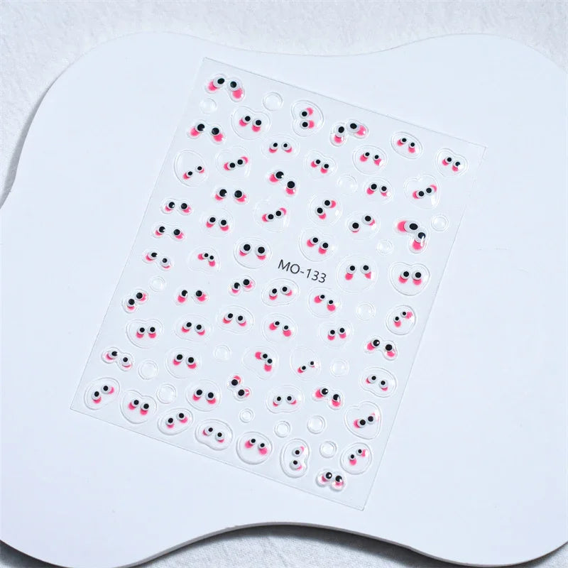 Googly Eyes 3D Nail Art Stickers