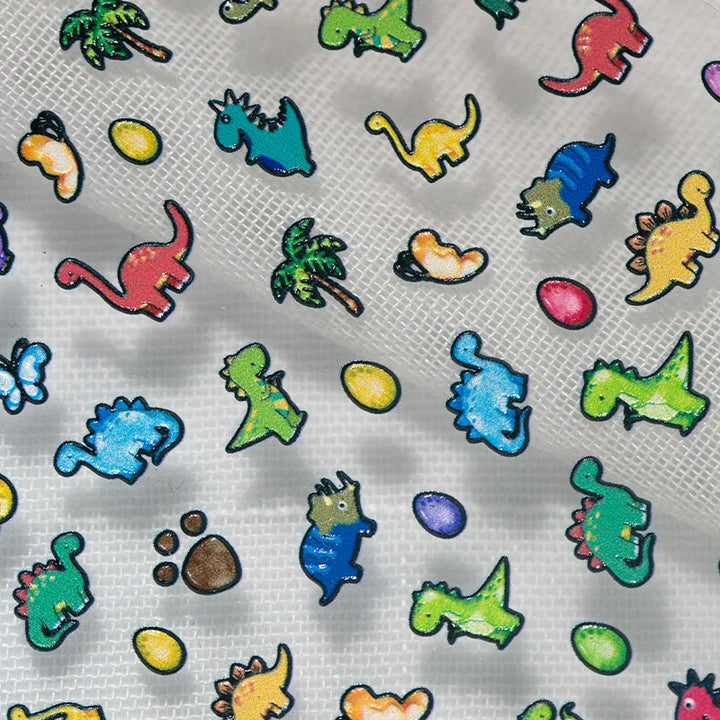 Little Dino 3D Nail Art Stickers