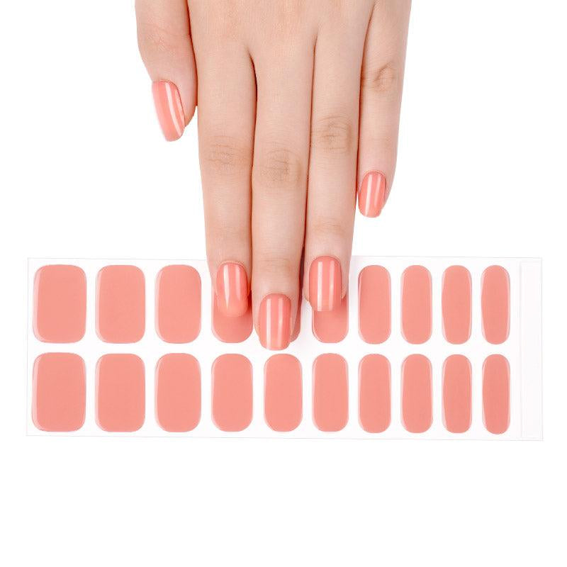 Perfect Peach Gel Nail Strips - Gelly