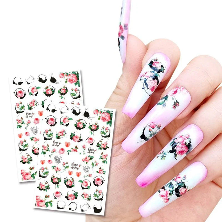Rose All Day Nail Art Stickers