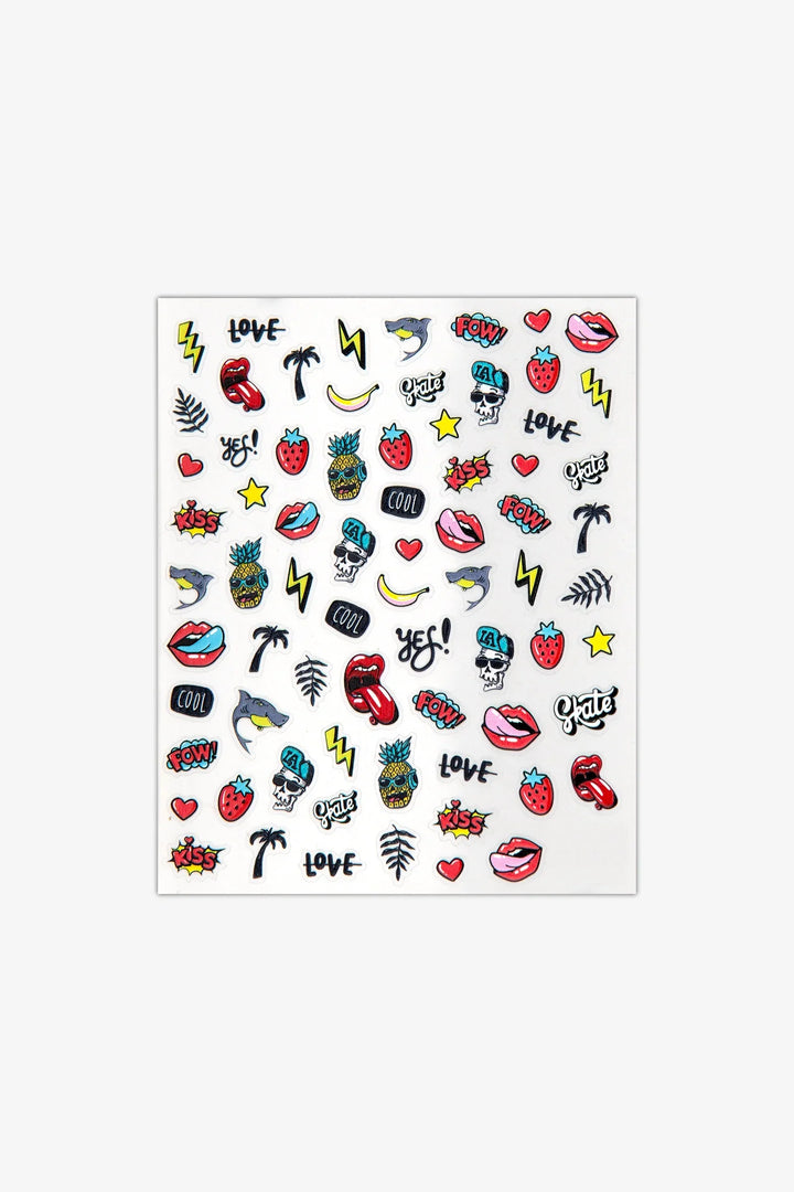 Pop Art 3D Nail Art Stickers