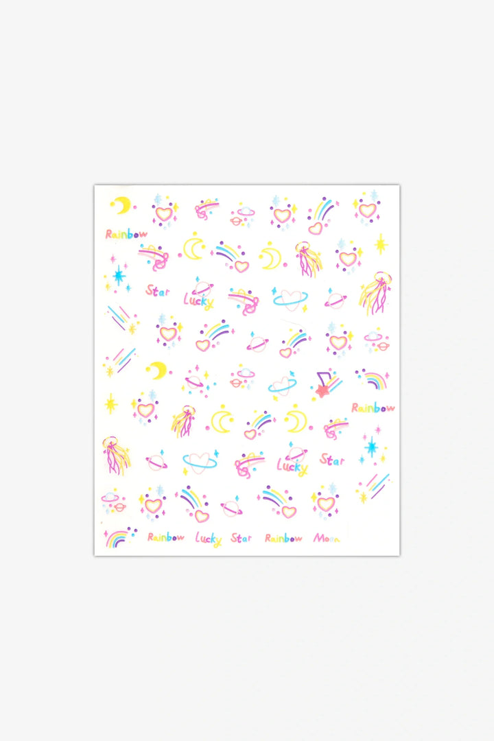 Lucky Stars 3D Nail Art Stickers