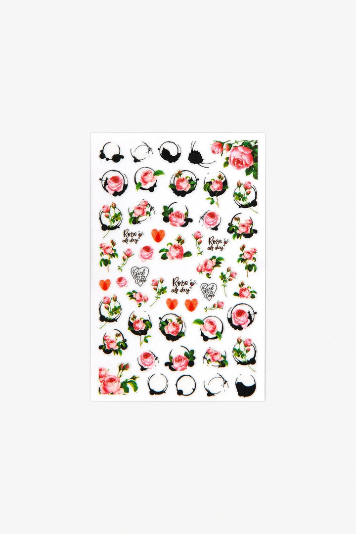 Rose All Day Nail Art Stickers