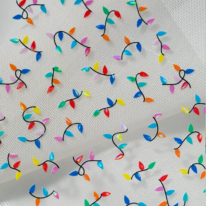 String Lights Nail Art Stickers