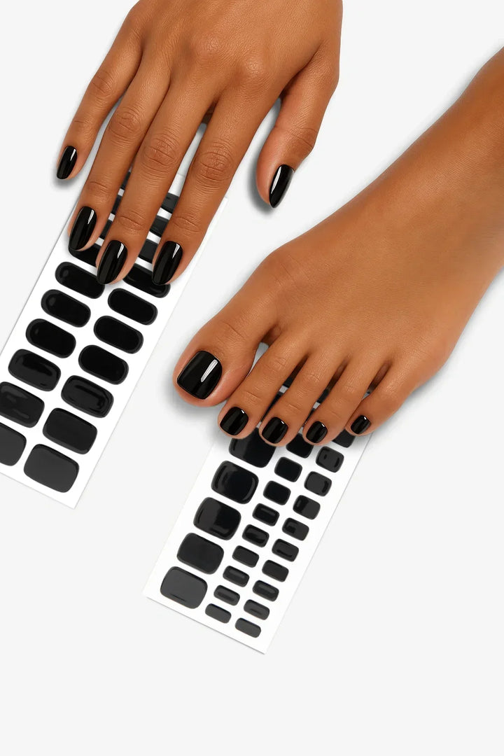 Gloss Black Mani-Pedi