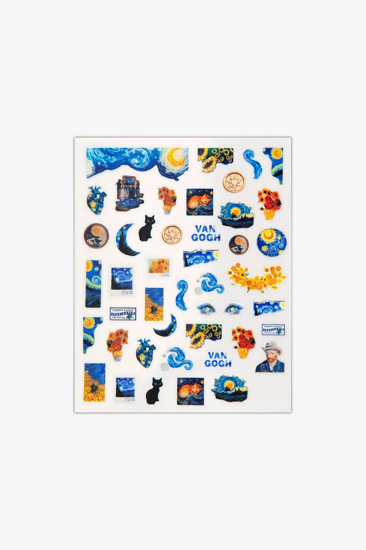 Van Gogh Nail Art Stickers