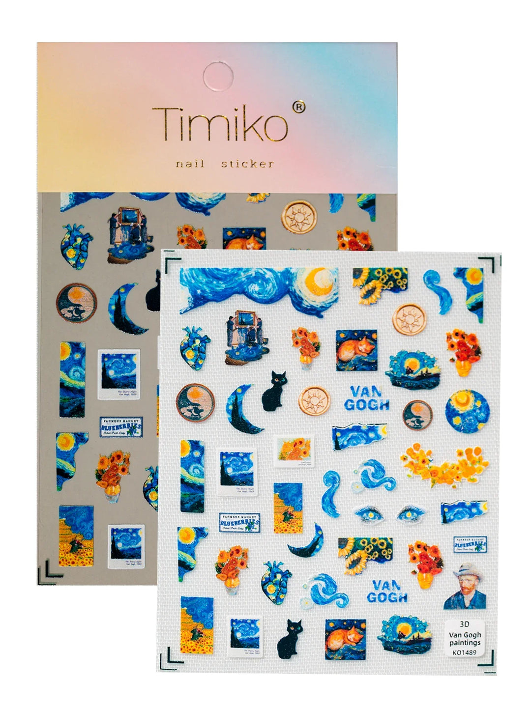 Van Gogh Nail Art Stickers