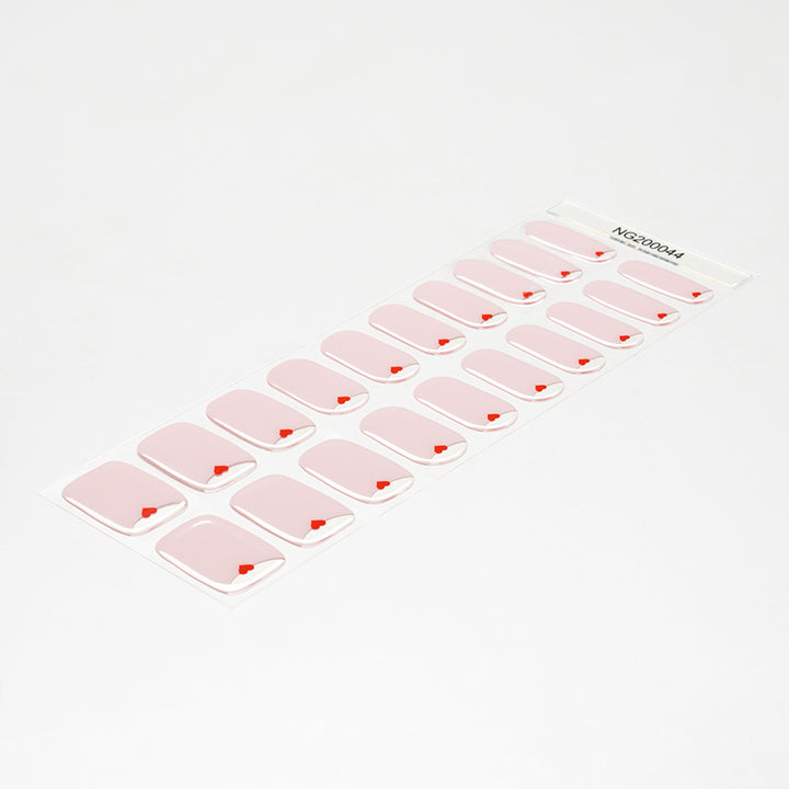 Valentine Pink Gel Nail Strips