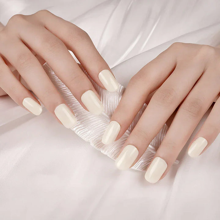 Almond Cream Gel Nail Strips