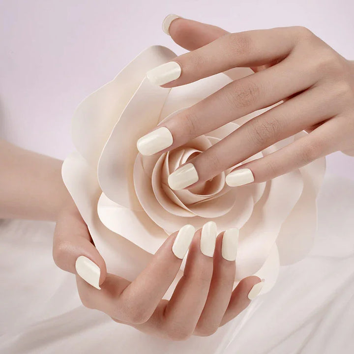 Almond Cream Gel Nail Strips
