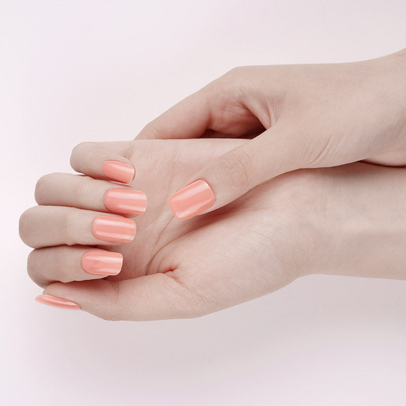 Perfect Peach Gel Nail Sticker