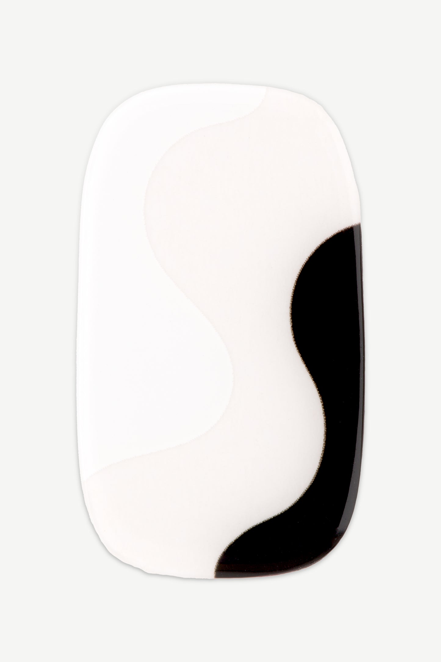 Black & White Swirl Gel Nail Sticker