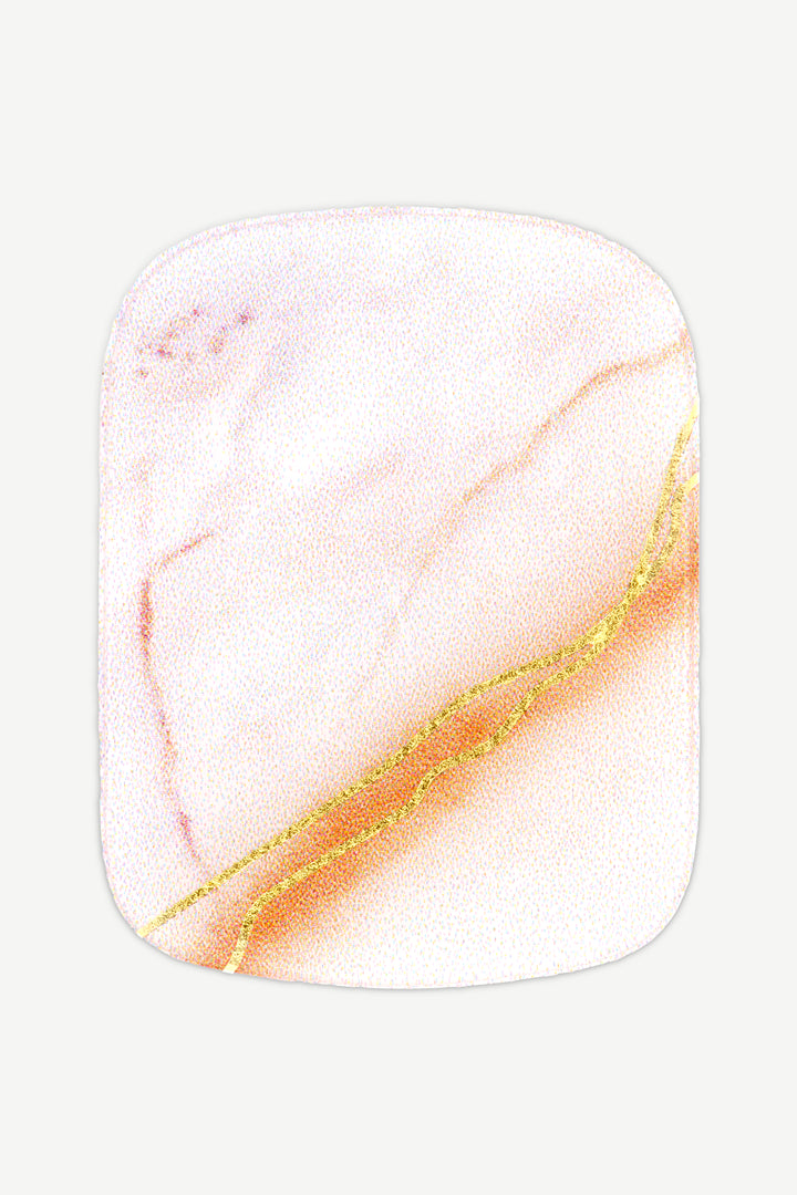 Blush Pink Marble Gel Toenail Sticker