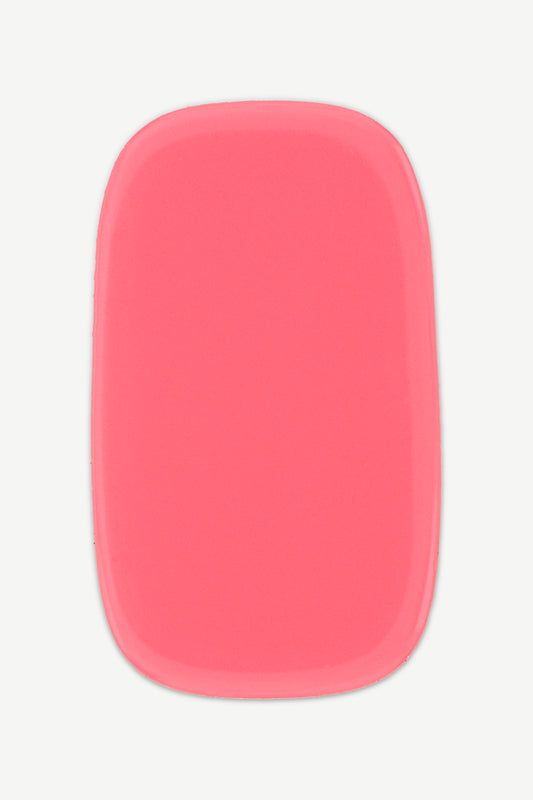 Bright Coral Gel Nail Sticker