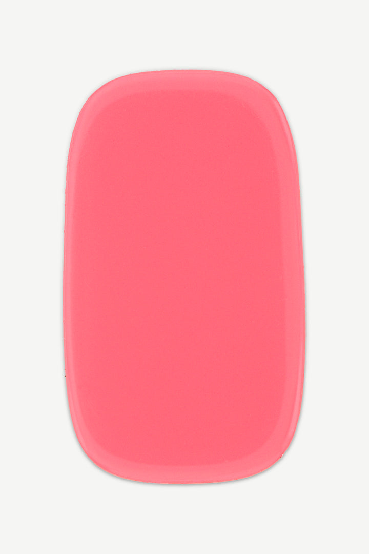 Bright Coral Gel Nail Sticker