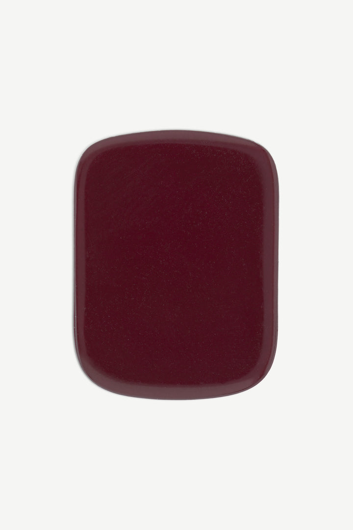 Burgundy Red Semi Cured Gel Toenail Stickers