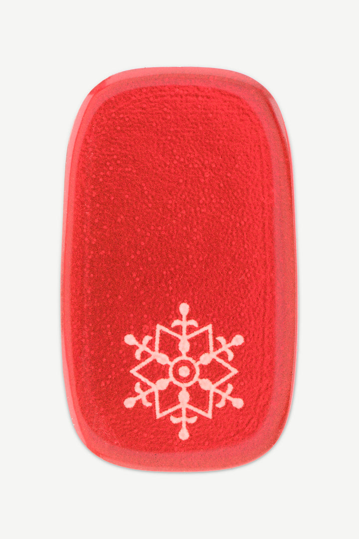 Christmas Red Gel Nail Sticker