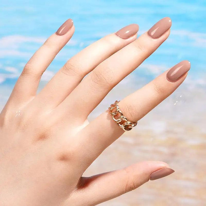 Taupe Gel Nail Strips - Gelly