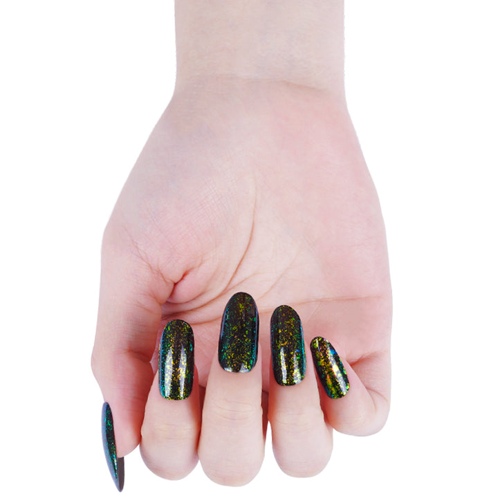 Black Opal Gel Nail Sticker