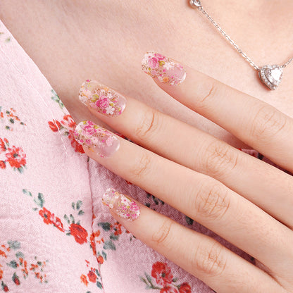 Floral Bliss Gel Nail Sticker