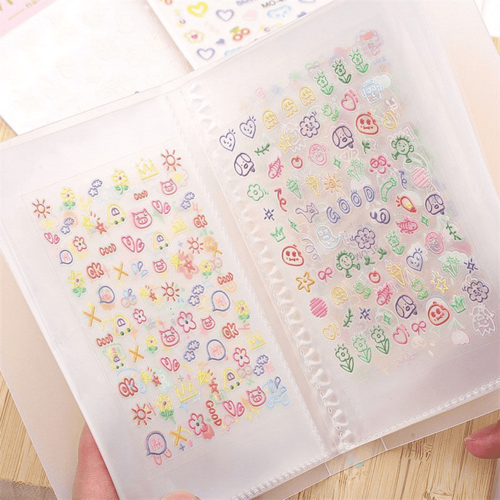 Nail Art Sticker Album - Gelly