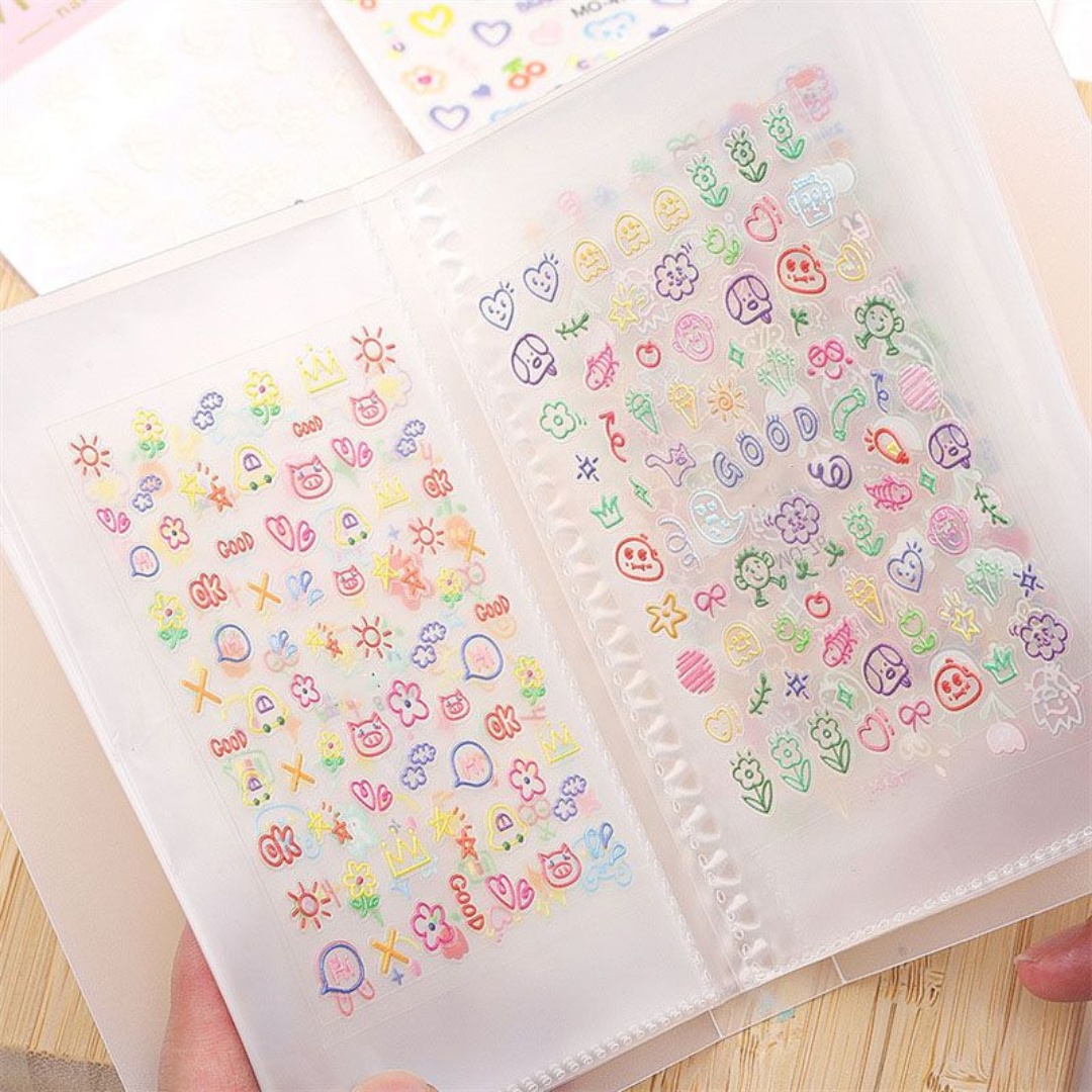 Nail Art Sticker Album