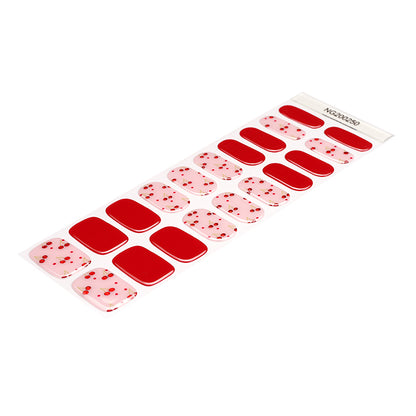 Red Cherry Gel Nail Sticker