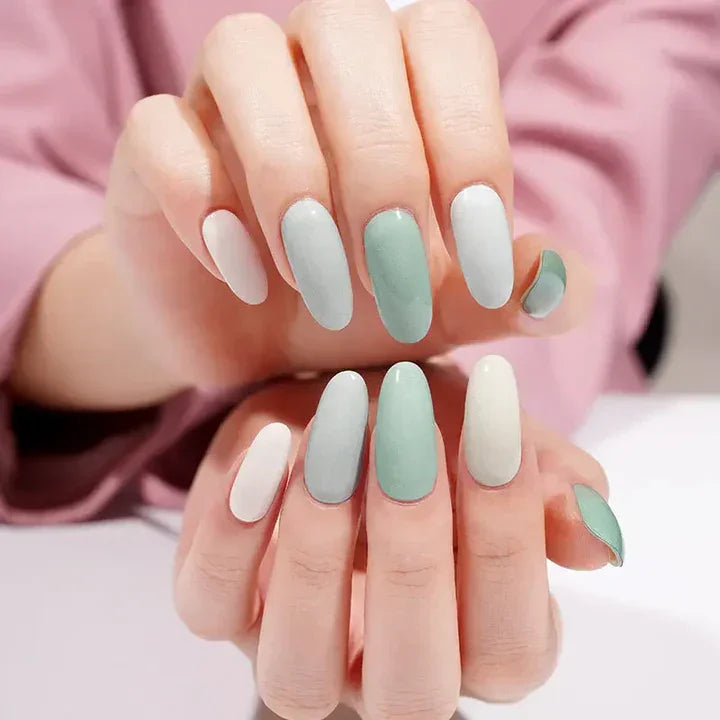 Shades Of Green Gel Nail Strips