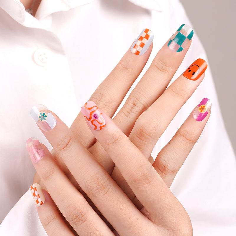 Summer Groove Gel Nail Sticker