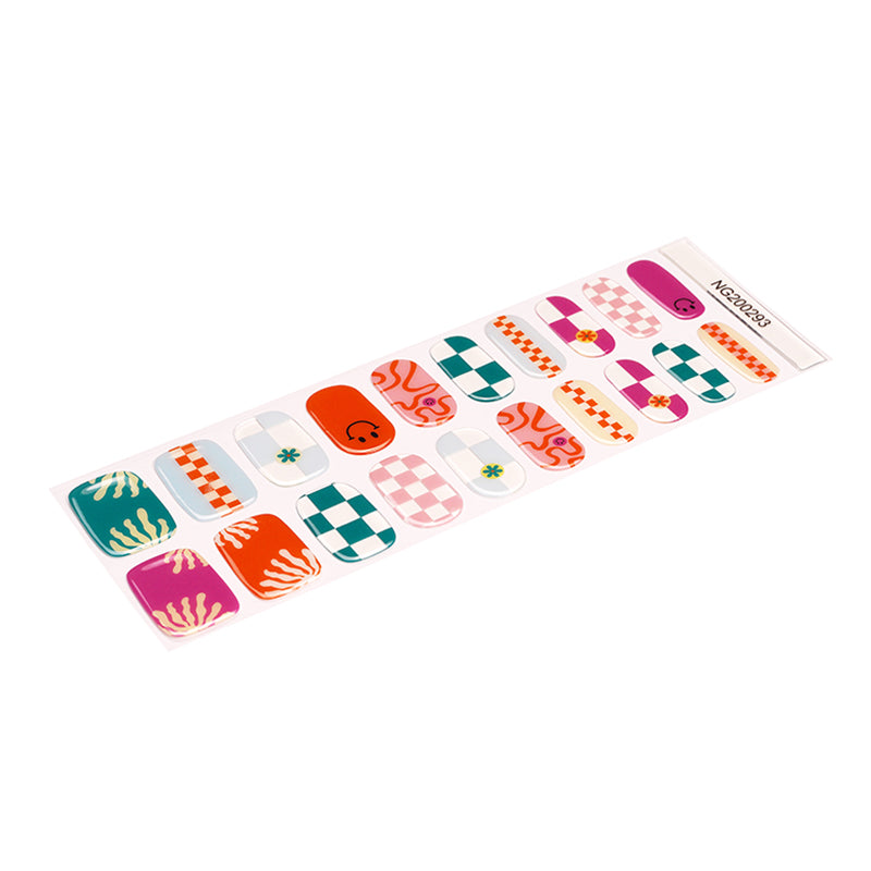 Summer Groove Gel Nail Sticker