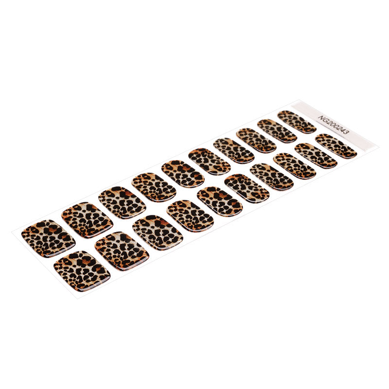 Wild Leopard Gel Nail Stickers