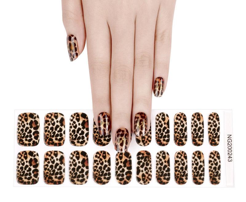 Wild Leopard Gel Nail Stickers