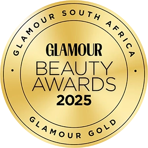 Glamour Beauty Awards 2025 gold winner badge for nails of the year