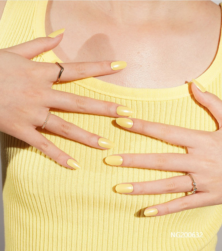 Lemon Sorbet Gel Nail Strips