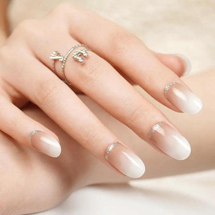 Milk Latte Gel Nail Strips - Gelly