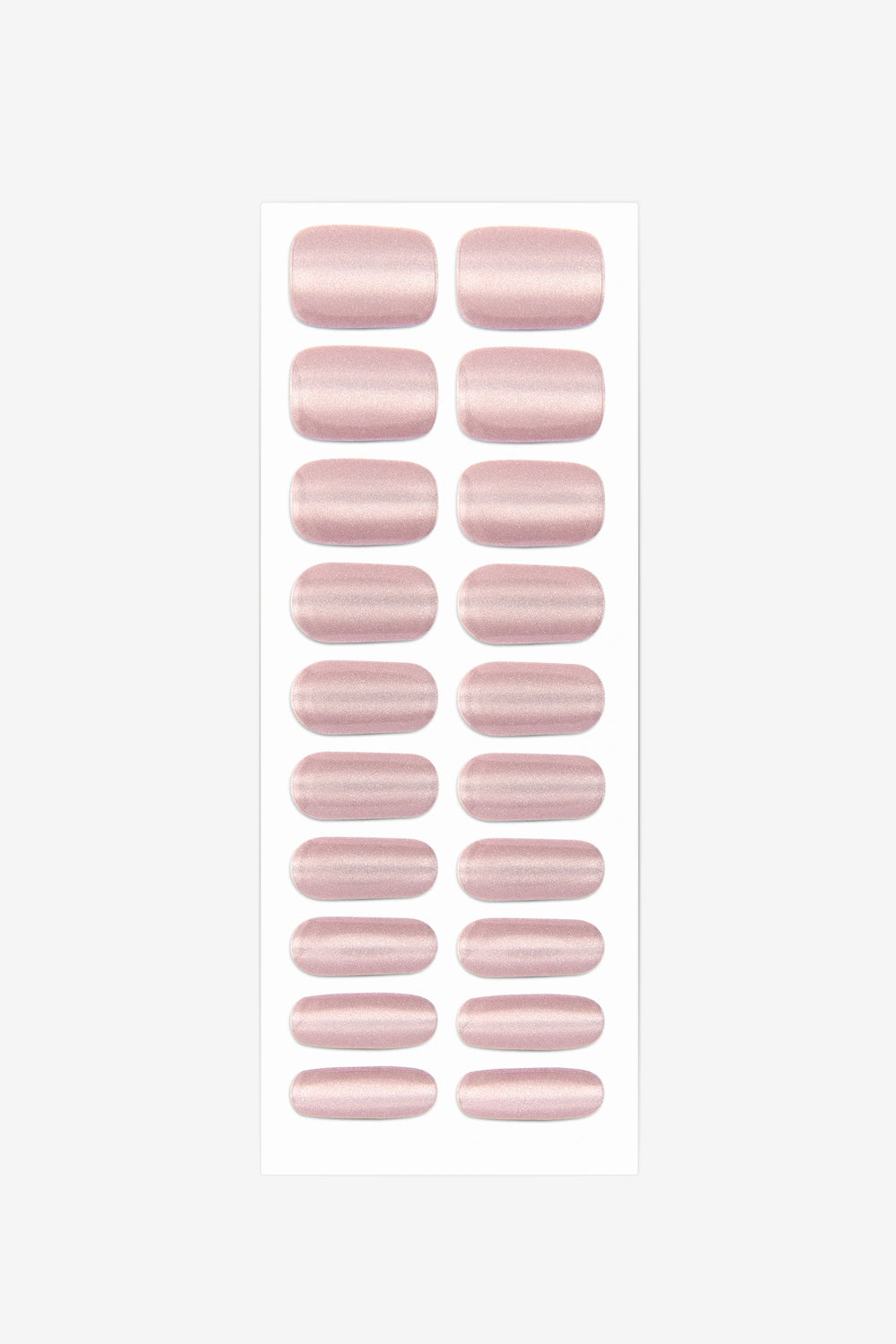 Full sheet of Morning Star Cat Eye UV-free gel nail stickers displaying various sizes on a white background.